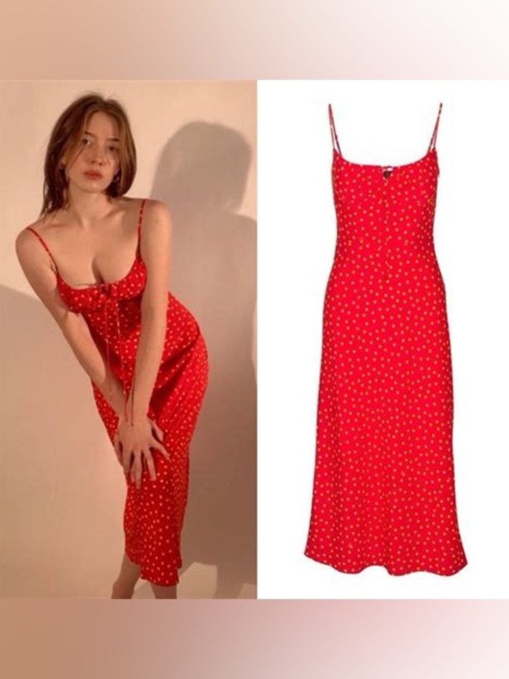 Realisation Par The Alba Rossa Silk Dress L like new